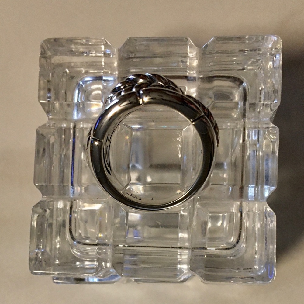 Stunning Jai NWOT Basketweave Sterling Silver ring - Picture 9 of 9